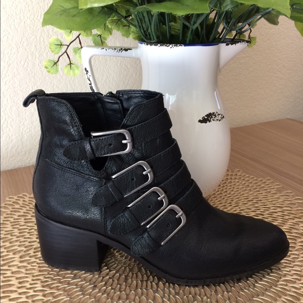 Buckled Ankle Boots